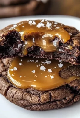 Salted Caramel Chocolate Cookies