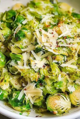 Sautéed Shredded Brussels Sprouts with Parmesan