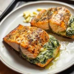 Spinach Stuffed Salmon