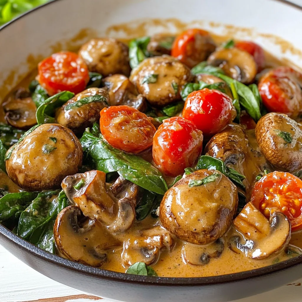 Tuscan Butter Mushrooms