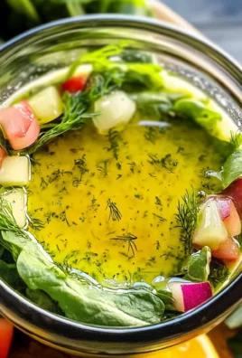 Zesty Lemon Dill Vinaigrette for Flavorful Salads