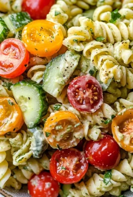 creamy avocado ranch pasta salad