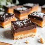 Bourbon Salted Caramel Shortbread Bars
