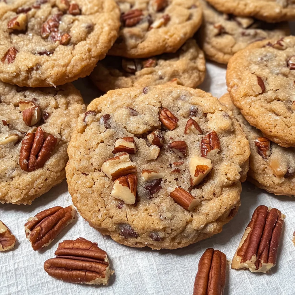 Bourbon Toffee Cookies
