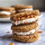 Carrot Cake Cookie Sandwiches