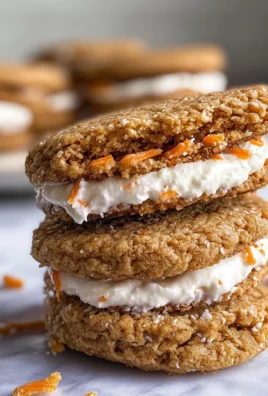 Carrot Cake Cookie Sandwiches