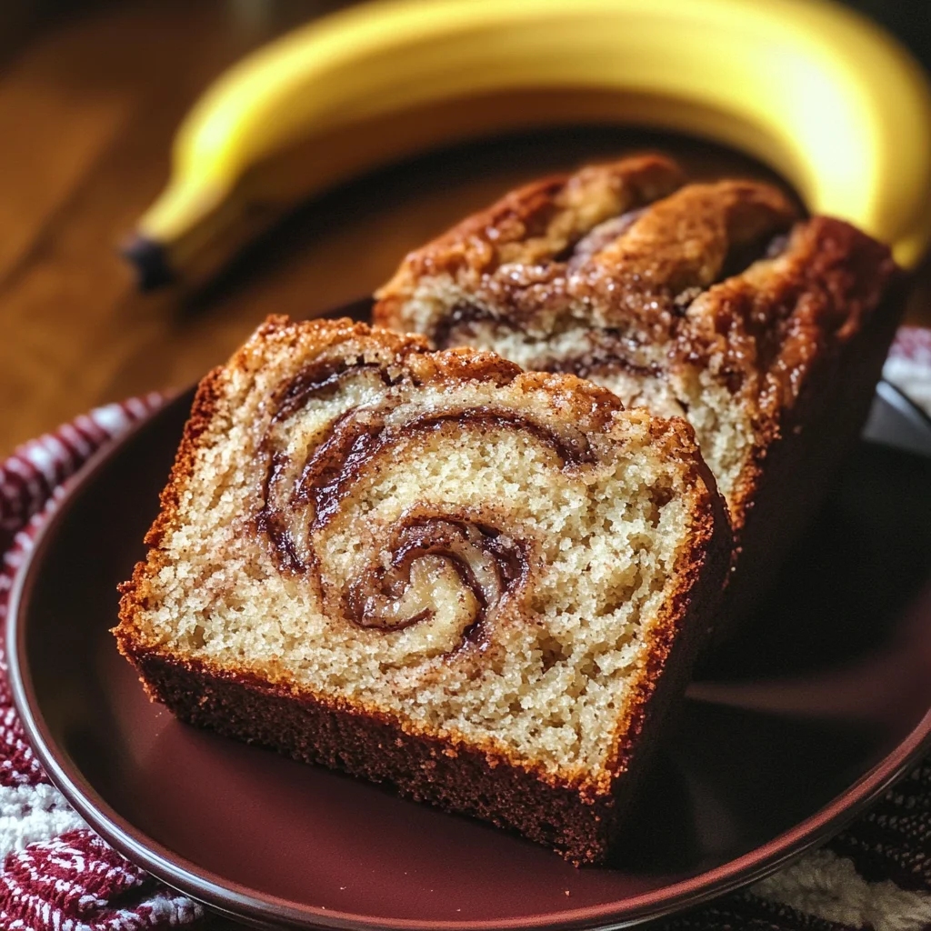 Cinnamon Swirl Banana Bread