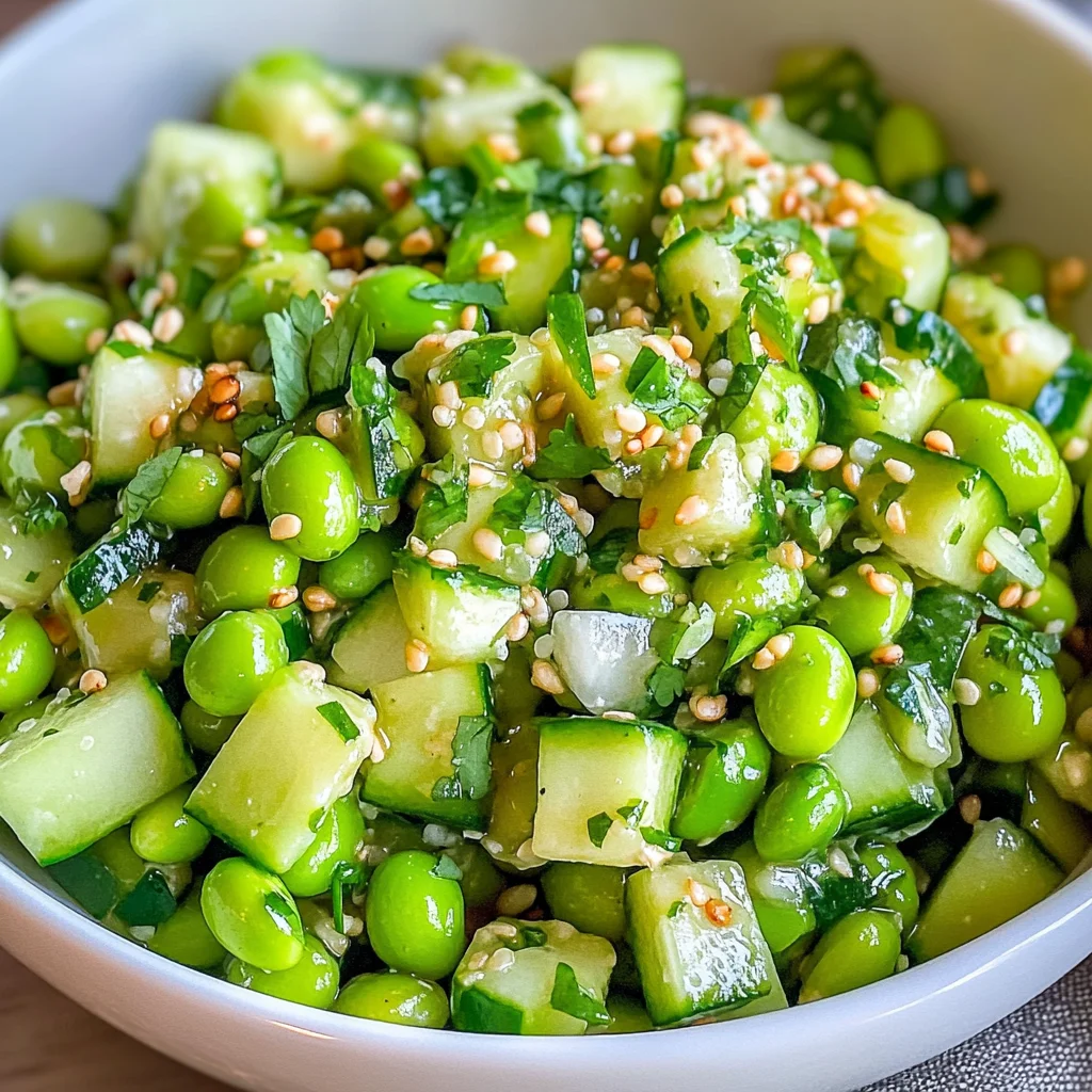 Cucumber Edamame Salad