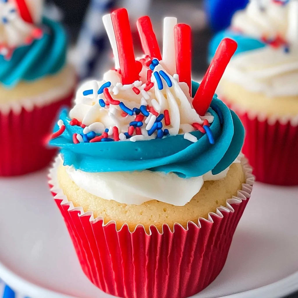 Firecracker Cupcakes