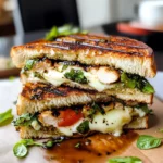 Grilled Balsamic Vinaigrette Sandwich Melt: A Flavorful Delight