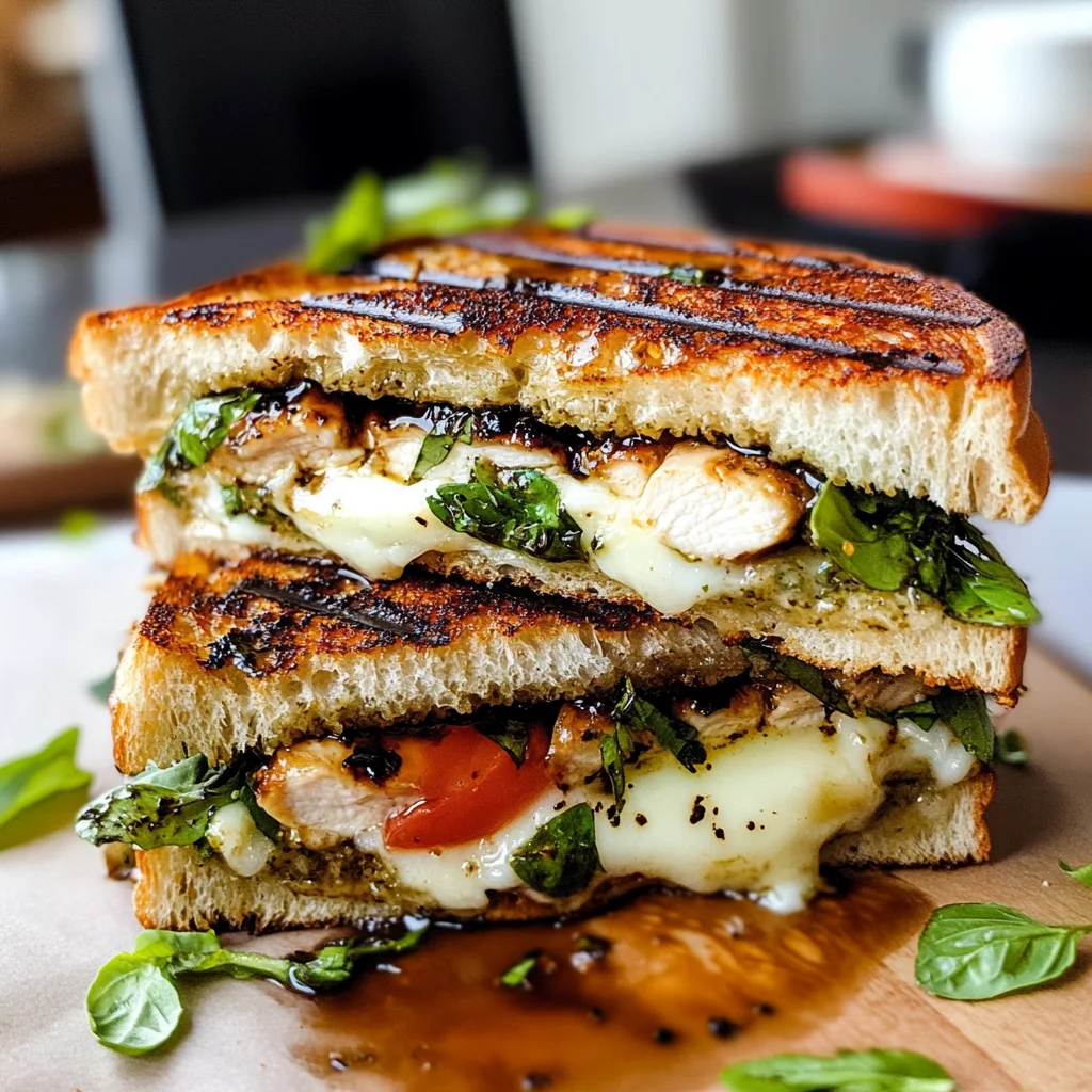 Grilled Balsamic Vinaigrette Sandwich Melt: A Flavorful Delight