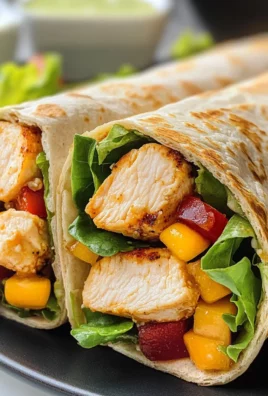 Honey Mustard Chicken Wraps
