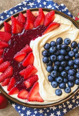 How to Make Star Spangled Cheesecake Dip!