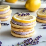 Lemon Lavender Sandwich Cookies Recipe