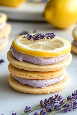 Lemon Lavender Sandwich Cookies Recipe