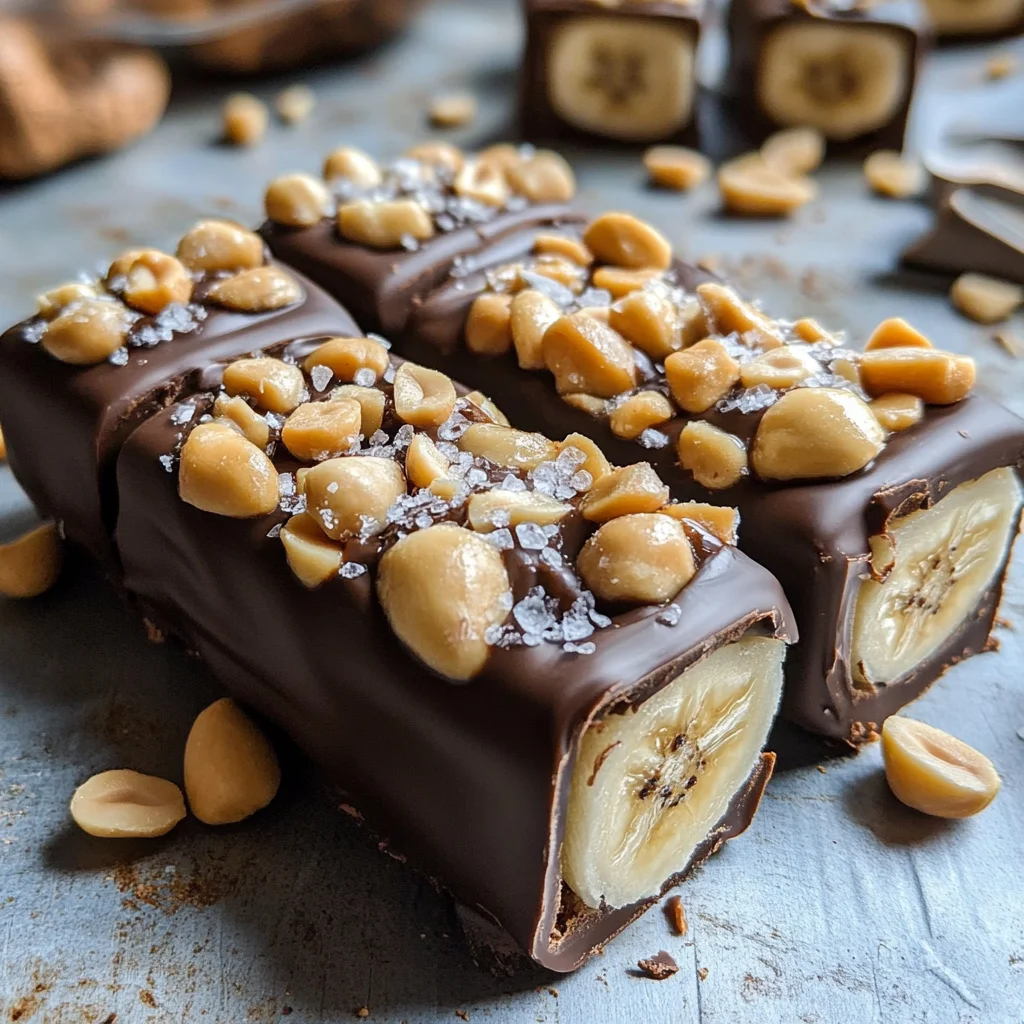 Low Calorie Frozen Banana Snickers Recipe