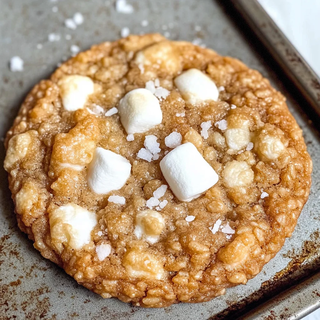 Marshmallow Crispy Cookies (Costco Copycat)