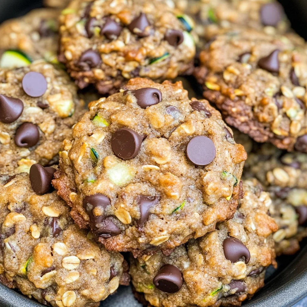 Oatmeal Chocolate Chip Zucchini Cookies