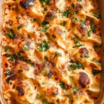 One Pan Baked Dumplings