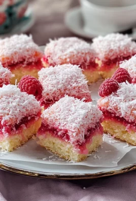 Raspberry Lamingtons