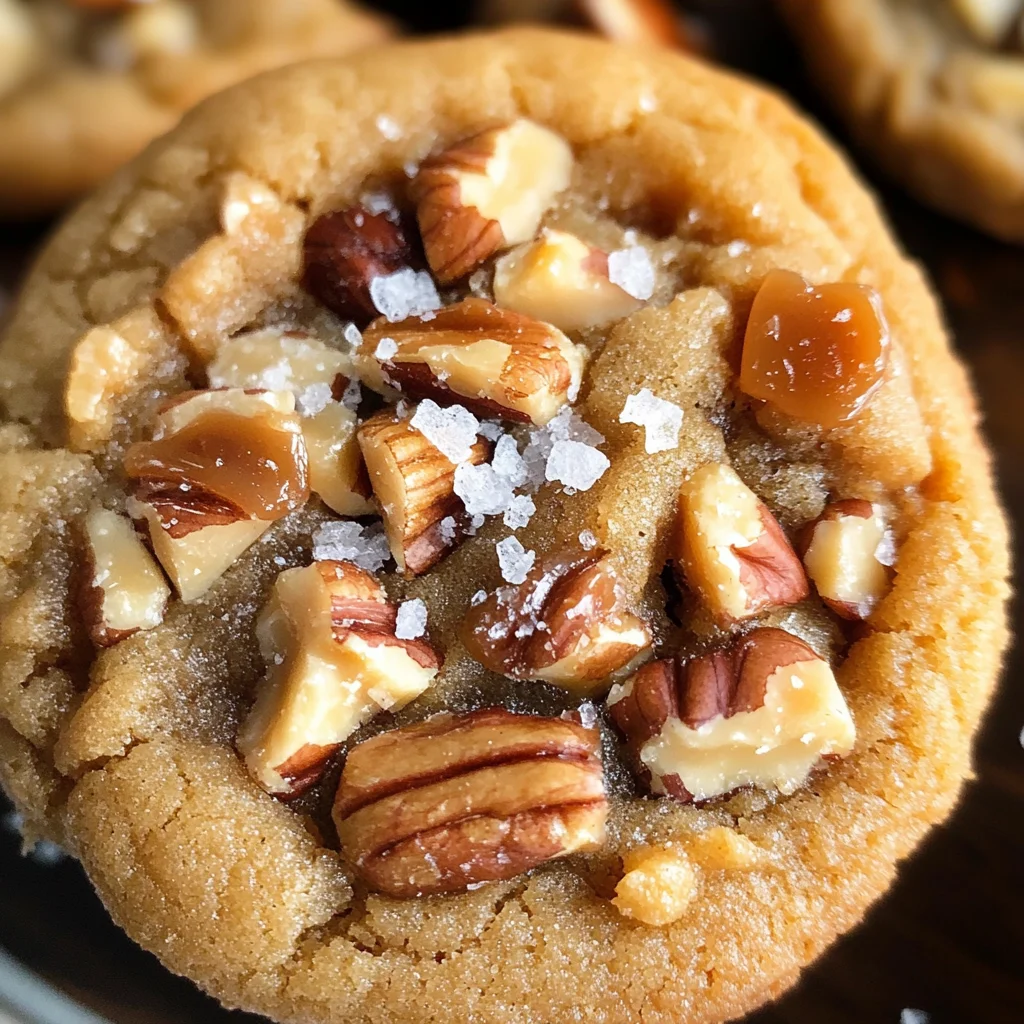 Salted Caramel Crunch Cookies