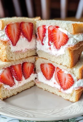 Strawberry Cream Sandwiches