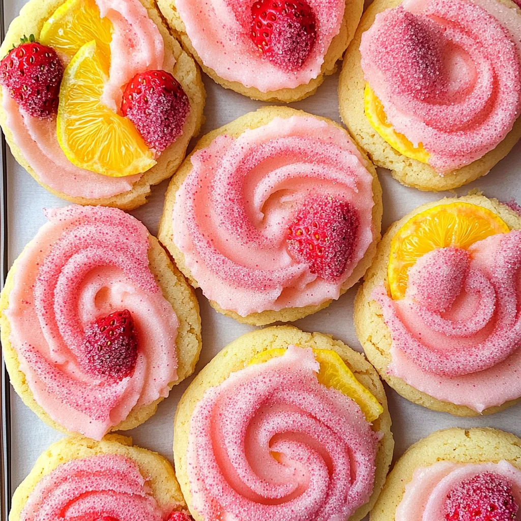 Strawberry Lemonade Cut-Out Cookie Recipe