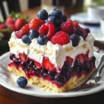 Summer Berry Poke Cake