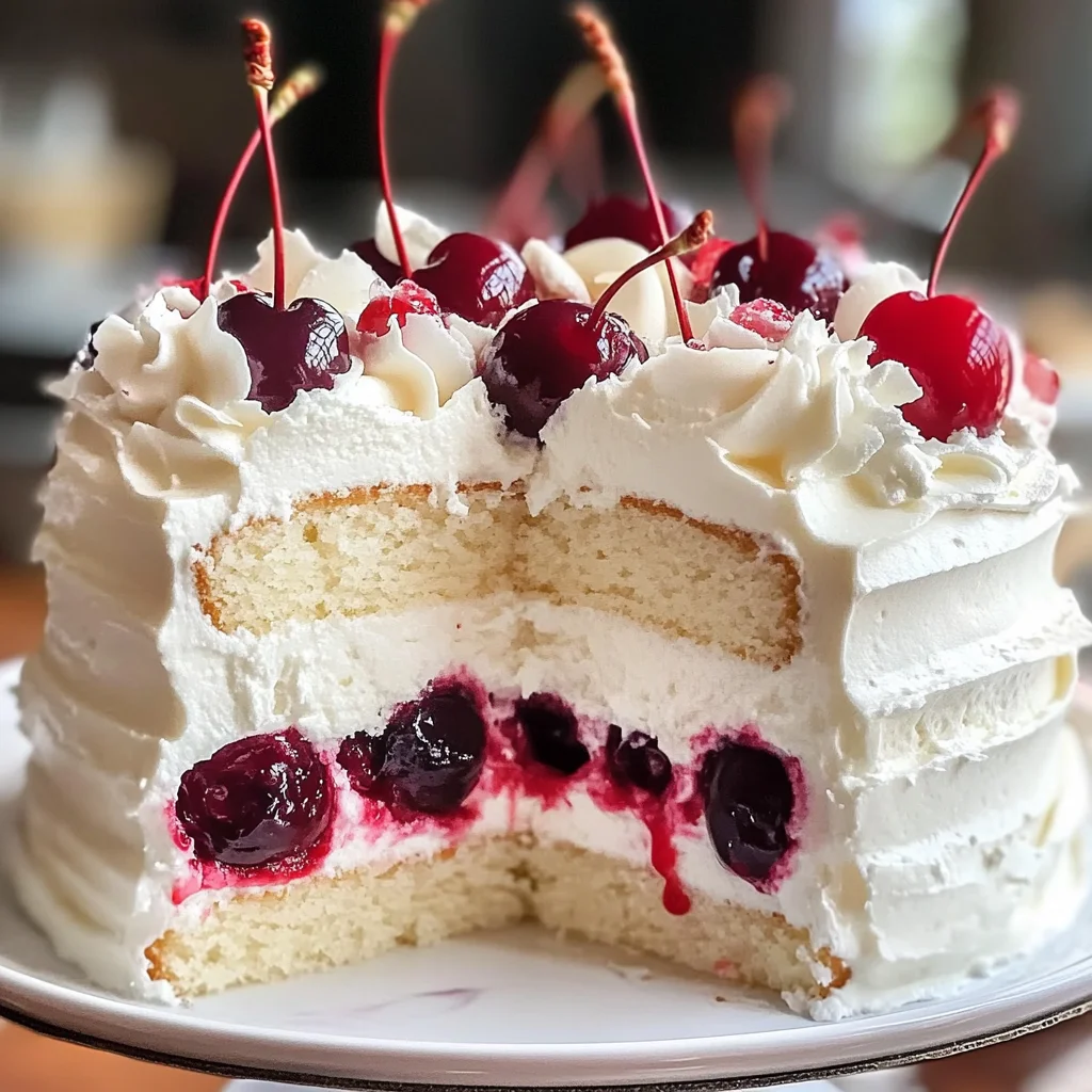 White Forest Celebration Cake